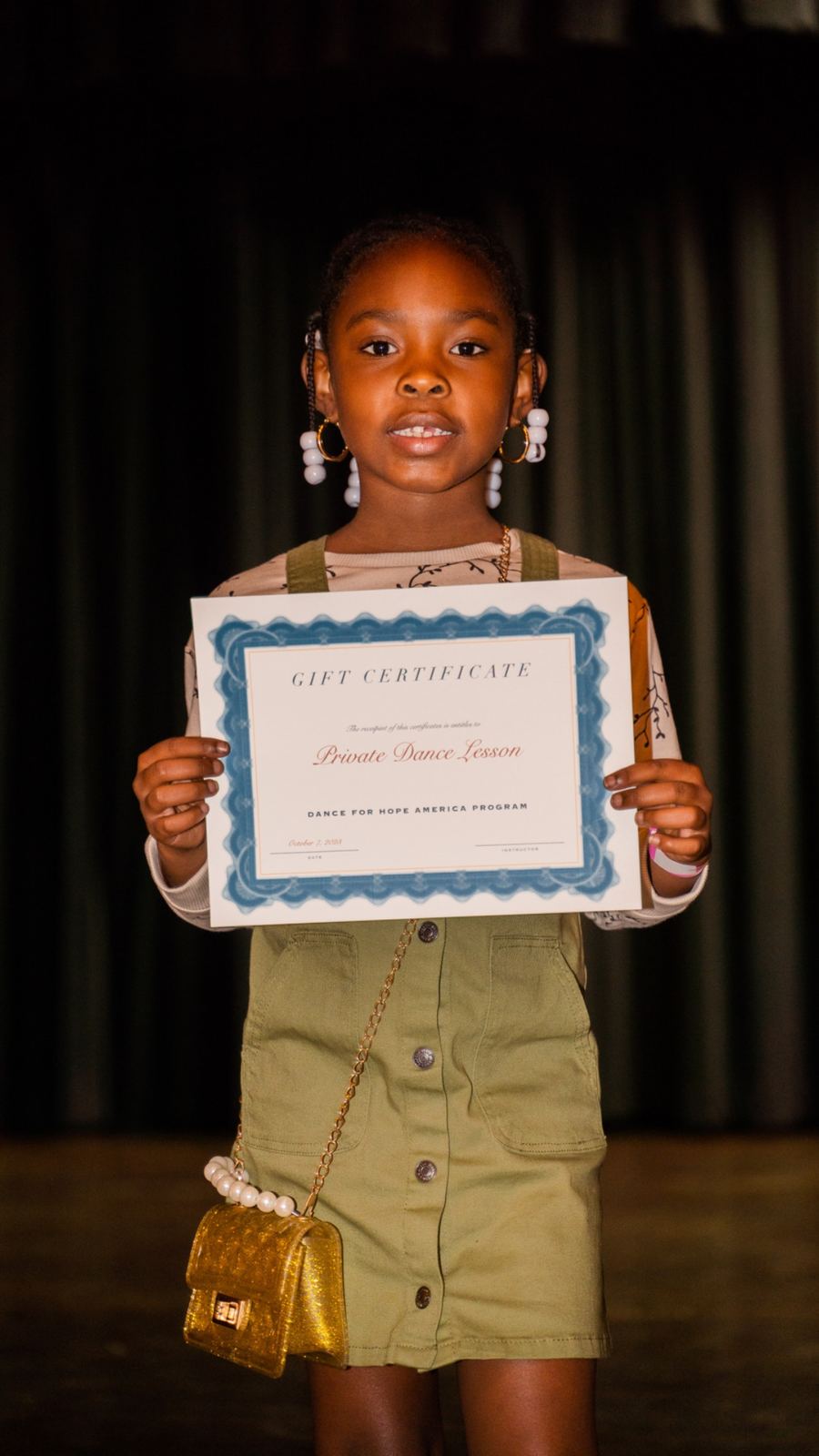 Program graduate with certificate